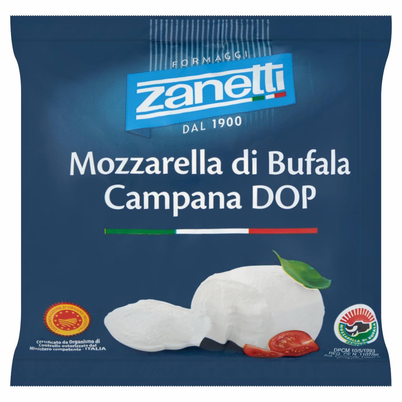 Képek - Zanetti bivalytejből készült mozzarella lágy zsíros sajt 280 g