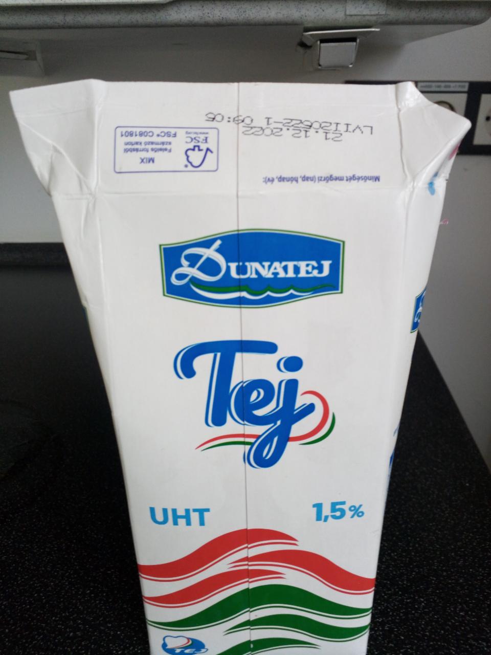 Képek - Dunatej UHT zsírszegény tej 1,5% 1 l