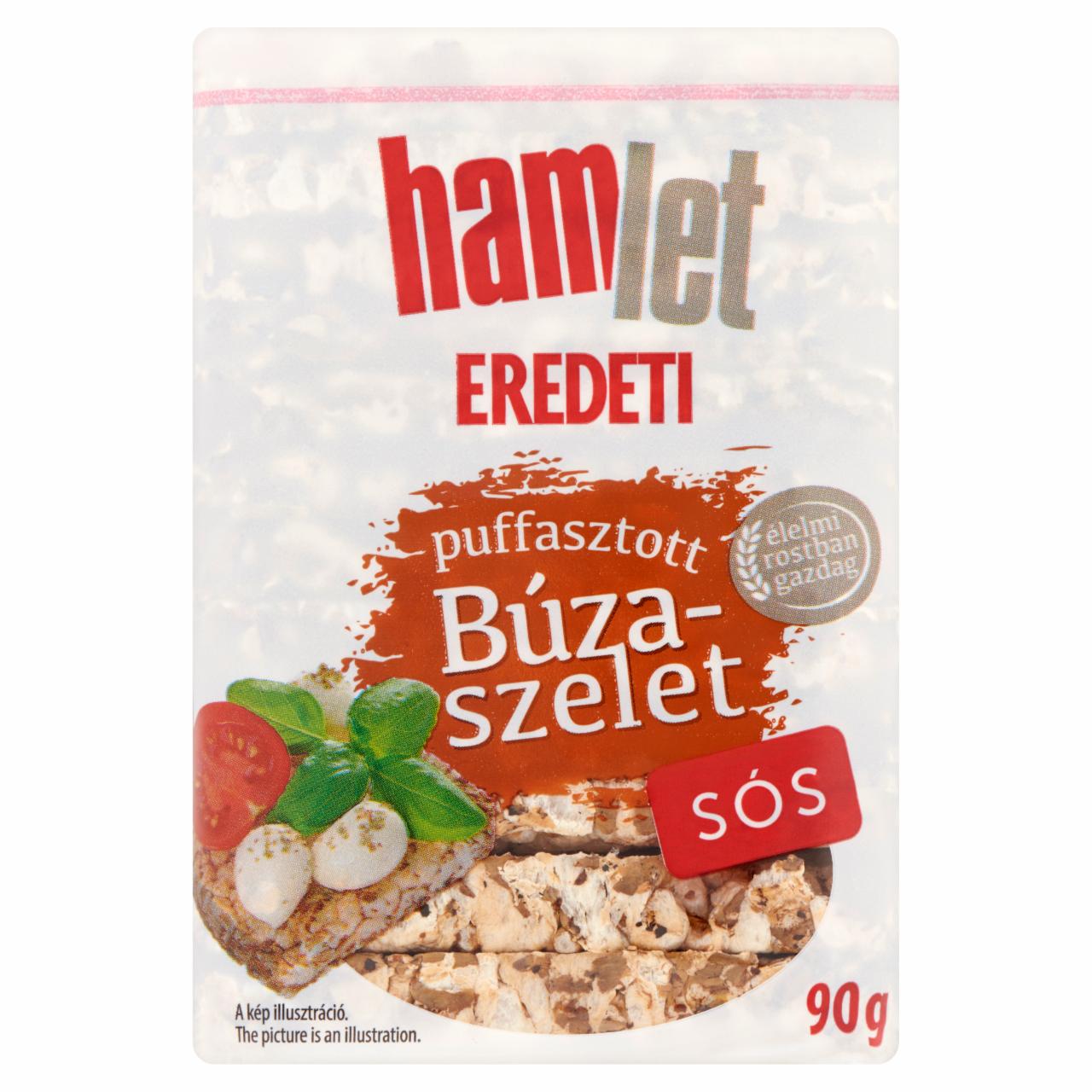 Képek - Ham-let Eredeti sós puffasztott búzaszelet 90 g