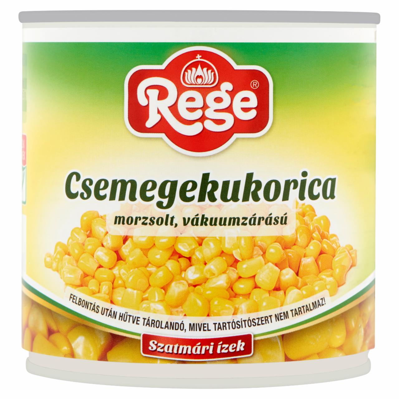 Képek - Rege morzsolt csemegekukorica 340 g