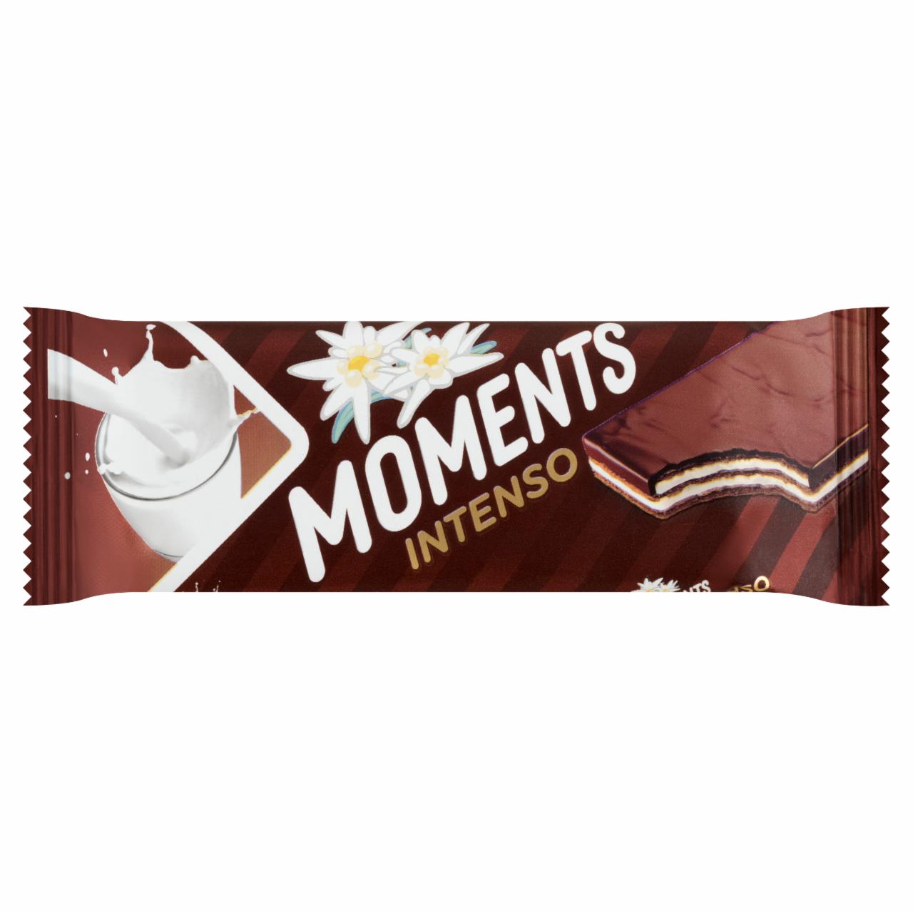 Képek - Moments Intenso tejes krémmel töltött kakaós ostyaszelet kakaós bevonómasszában 40 g