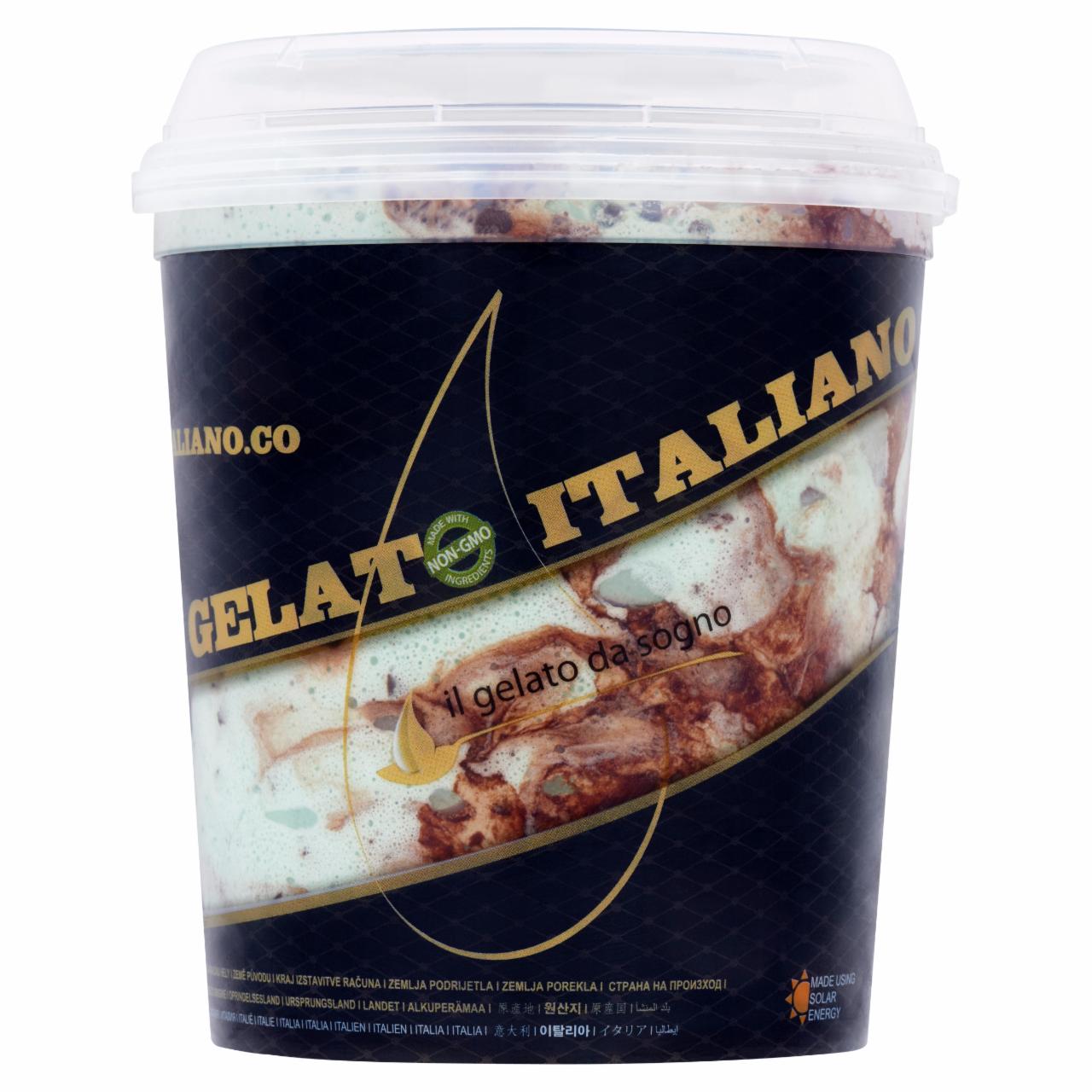 Képek - Gusto Italiano Chocomenta menta és csokoládé ízű olasz fagylaltkülönlegesség 1000 ml
