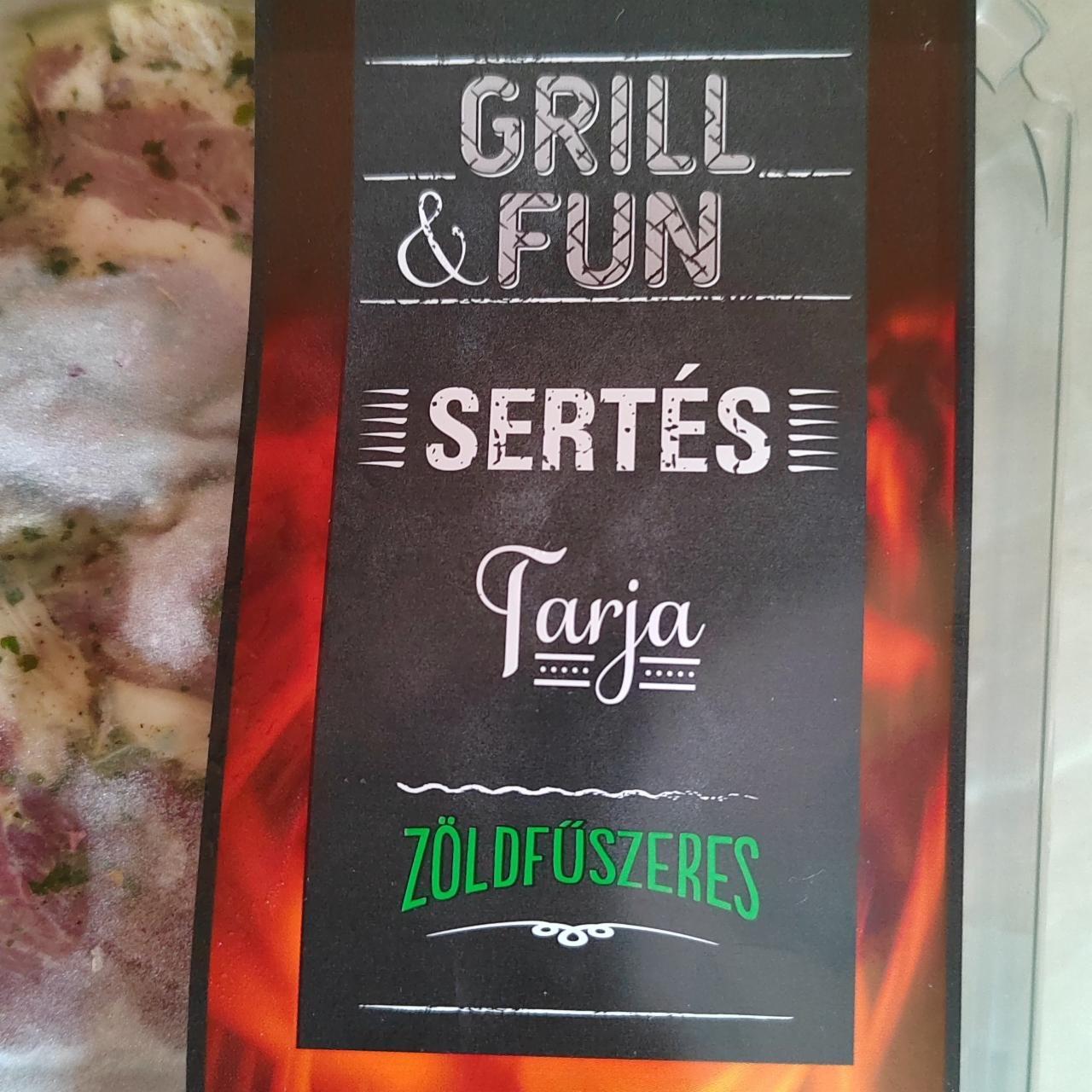 Képek - Sertéstarja zöldfűszeres Grill & Fun