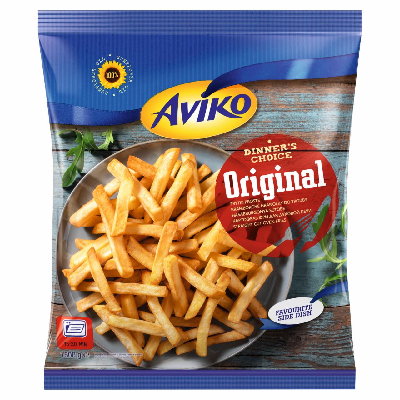 Képek - Aviko Original elősütött, gyorsfagyasztott hasábburgonya sütőbe 1500 g