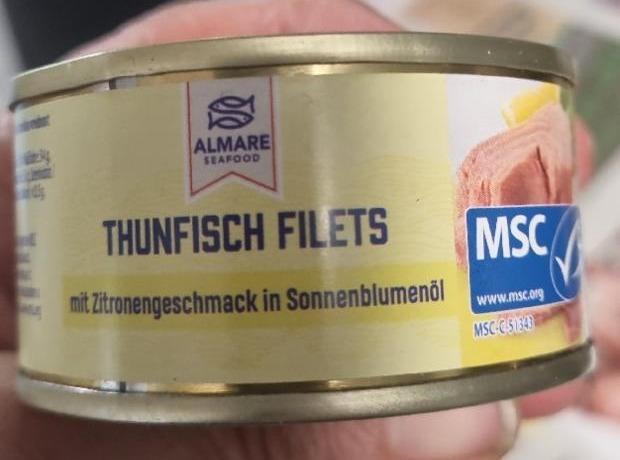 Képek - Thunfisch mit zitronengeschmack in sonnenblumenöl Almare Seafood