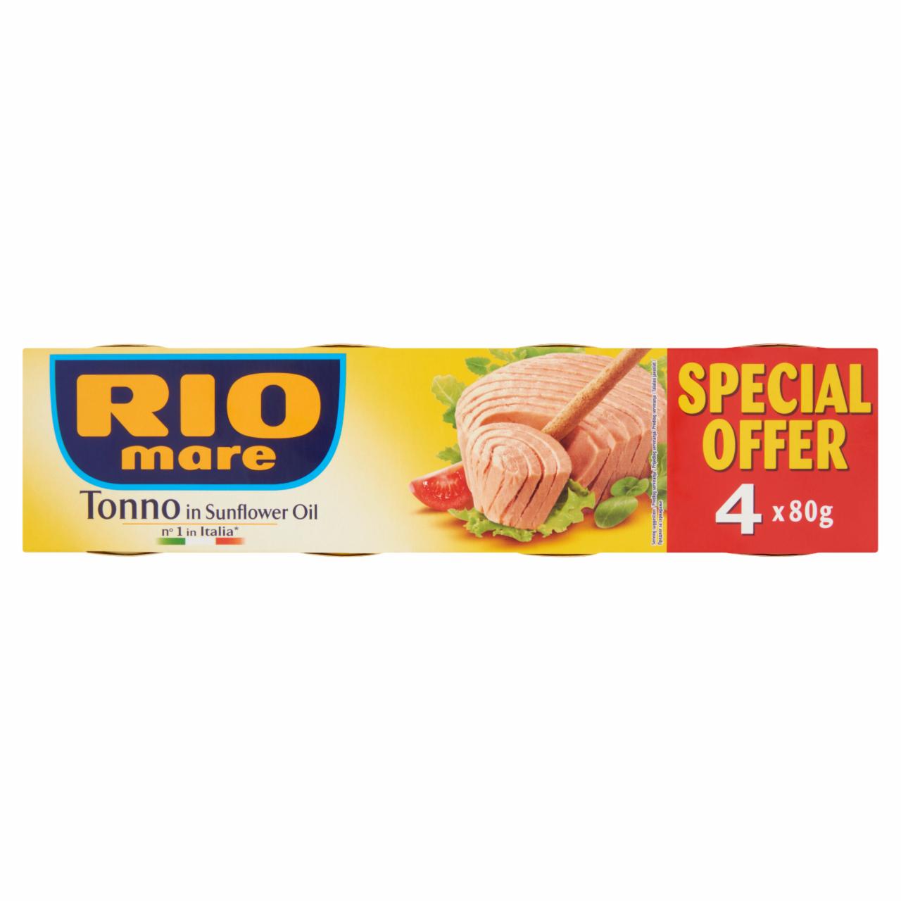 Képek - Rio Mare tonhal napraforgóolajban 4 x 80 g