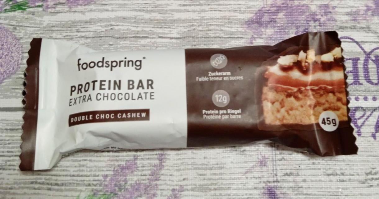 Képek - Protein bar extra csokis Double choc cashew Foodspring