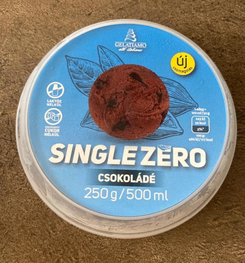 Képek - Single zero csokoládés jégkrem Gelatiamo