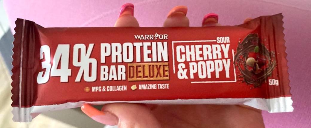 Képek - Protein bar deluxe 34% Cherry & Poppy Warrior
