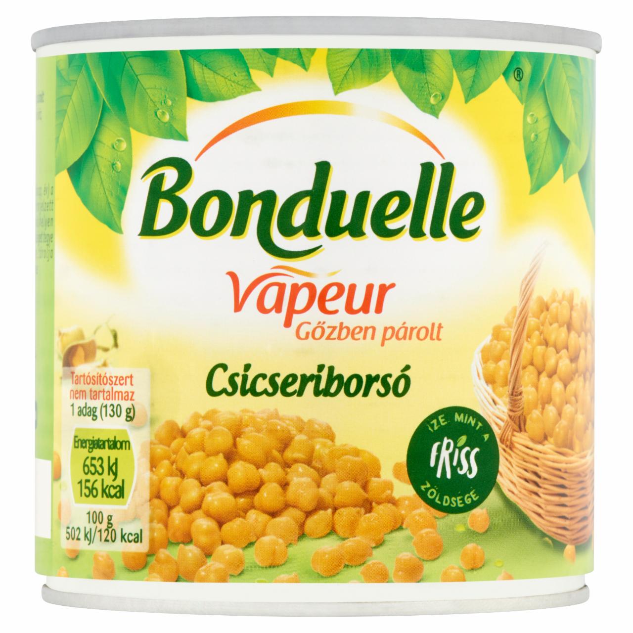 Képek - Bonduelle Vapeur gőzben párolt csicseriborsó 310 g