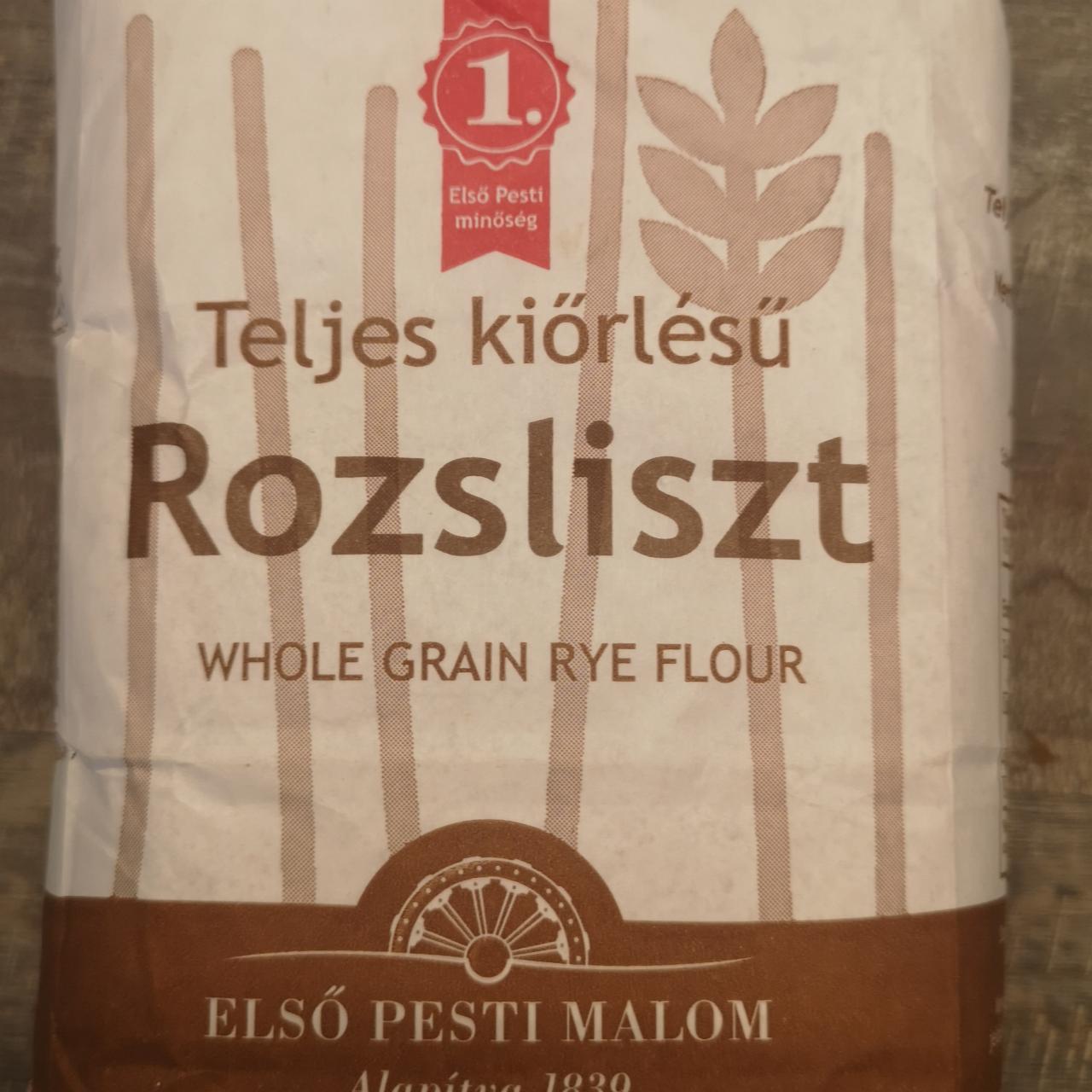 Képek - Teljes kiőrlésű rozsliszt Első pesti malom