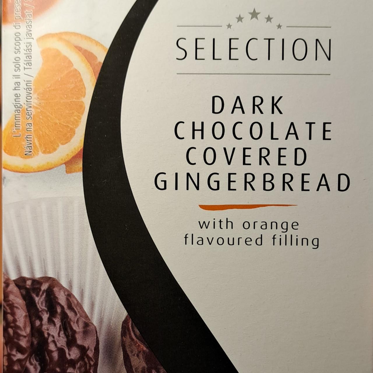 Képek - Dark chocolate covered gingerbread with orange flavoured filling Selection