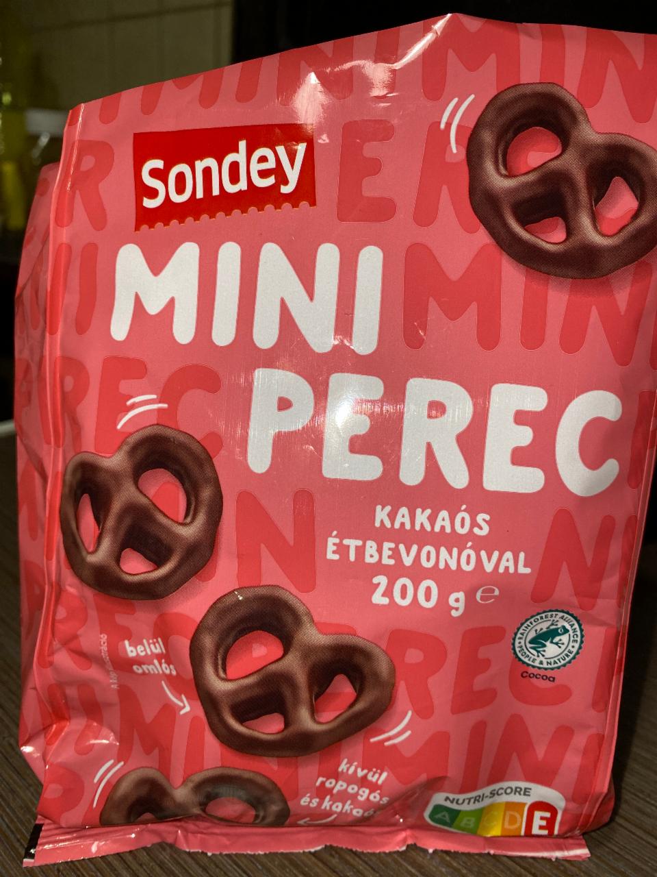 Képek - Mini perec kakaós étbevonóval Sondey