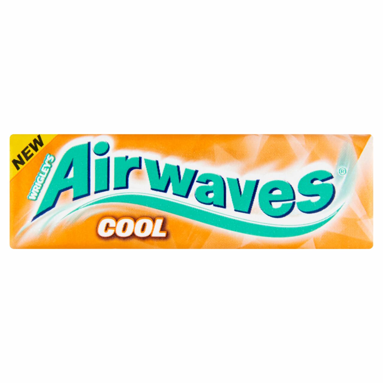 Képek - Airwaves Cool mentol-, narancs- és citromízű cukormentes rágógumi édesítőszerrel 14 g