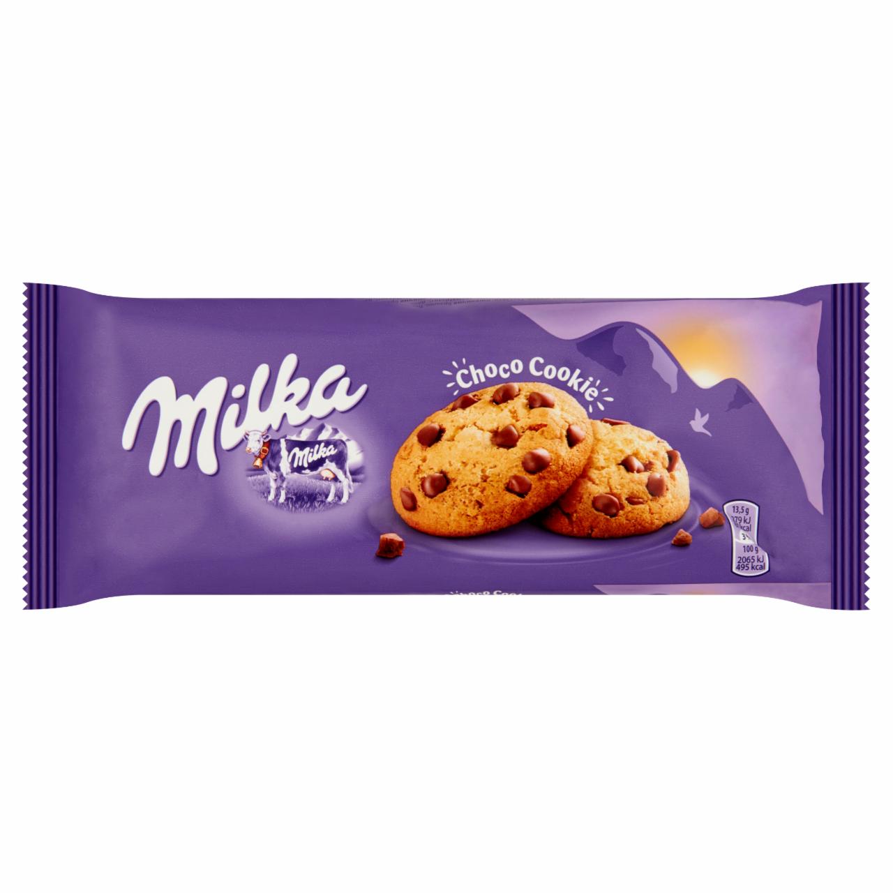 Képek - Milka Choco Cookies keksz alpesi tejcsokoládé darabokkal 135 g