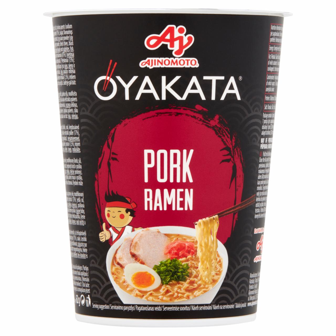 Képek - Oyakata sertéshús ízű instant leves tésztával 62 g