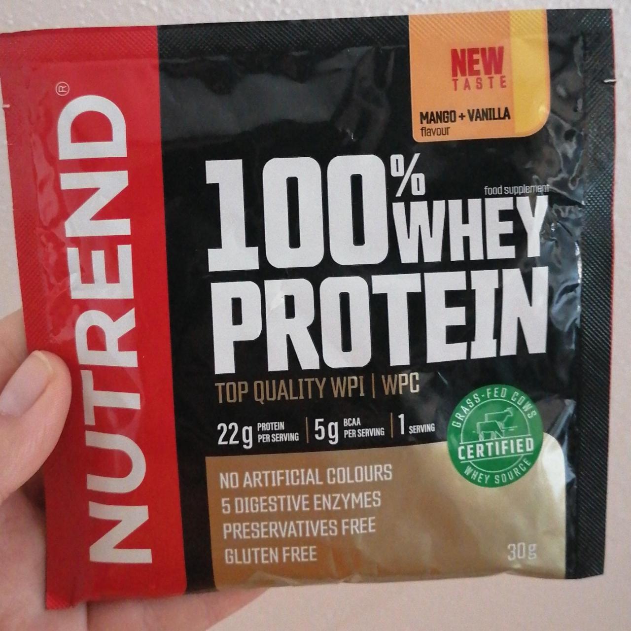 Képek - 100% whey protein Mango+vanília Nutrend