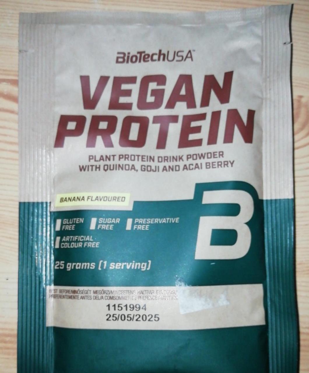 Képek - Vegan protein Banana flavoured BioTechUSA