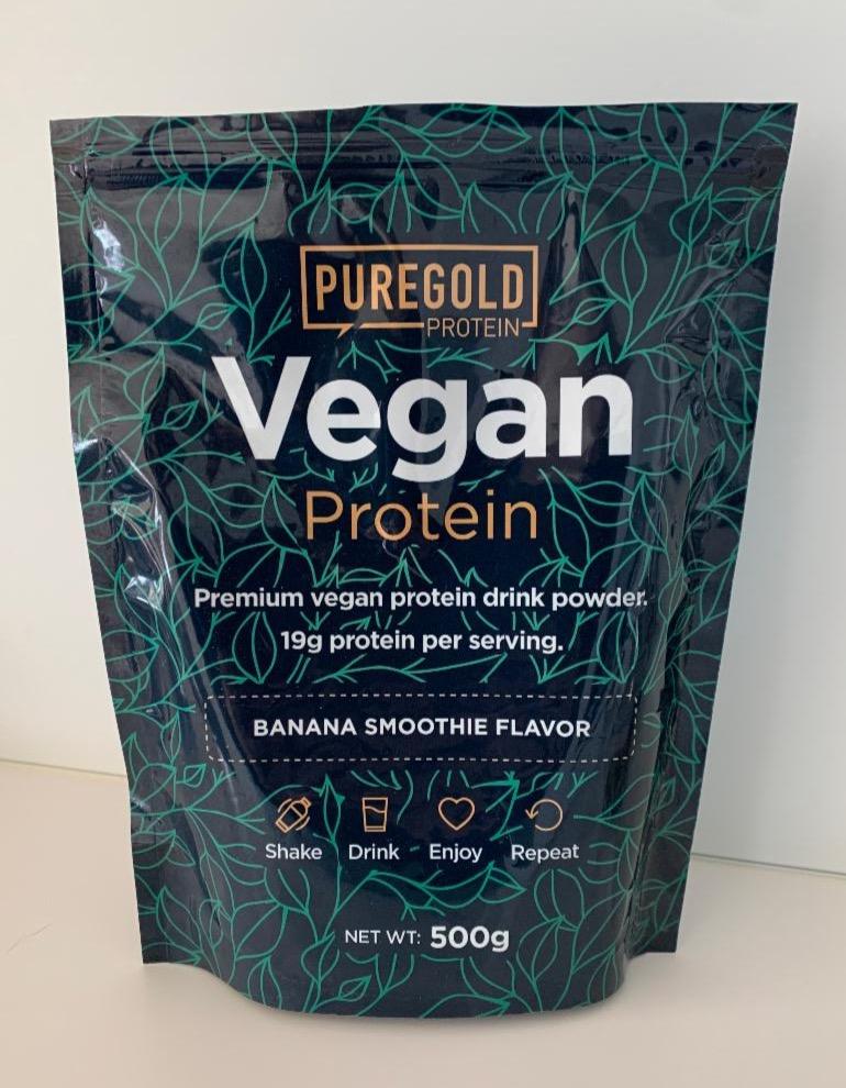 Képek - Vegan protein Banana smoothie flavor Pure Gold