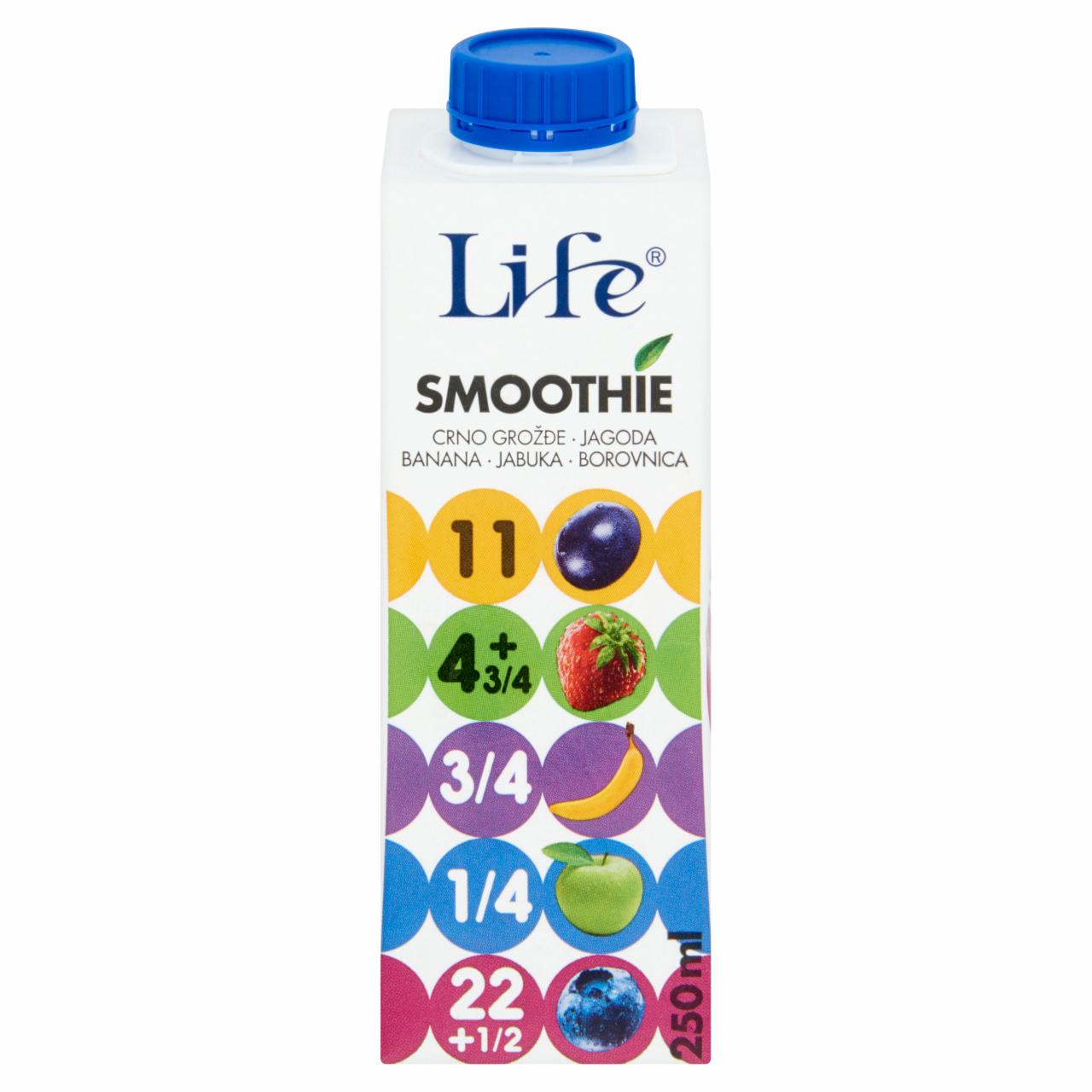Képek - Life Smoothie rostos földieper ital 250 ml
