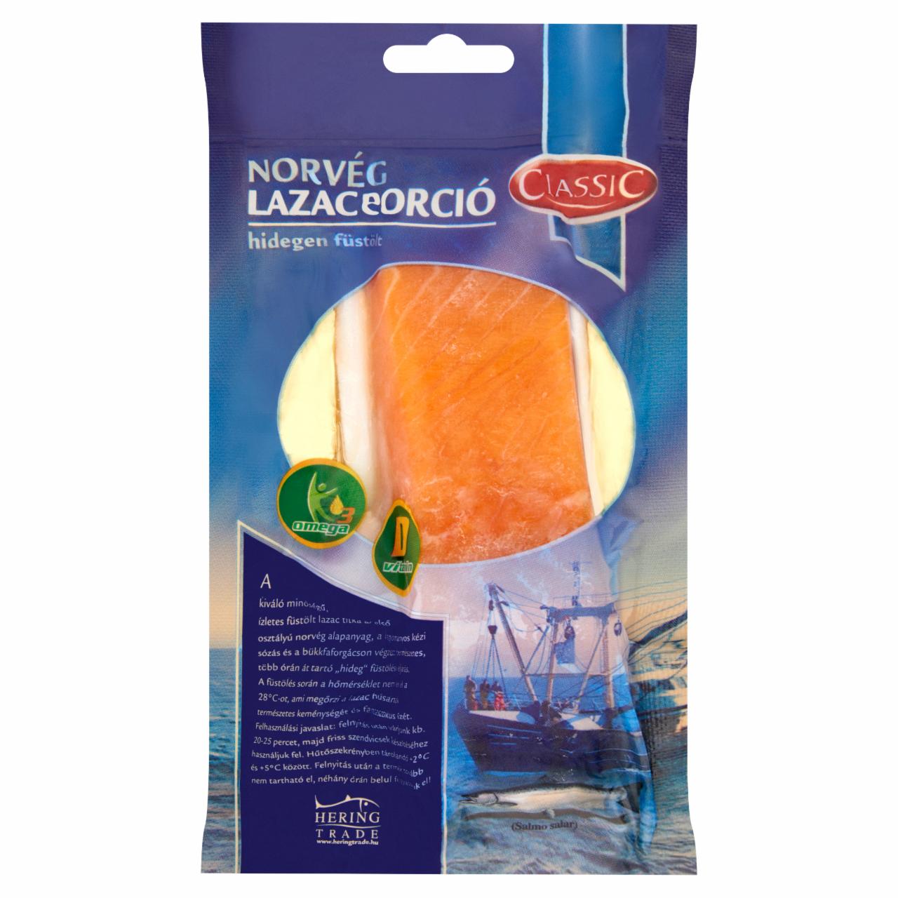 Képek - Classic hidegen füstölt norvég lazac porció 150 g