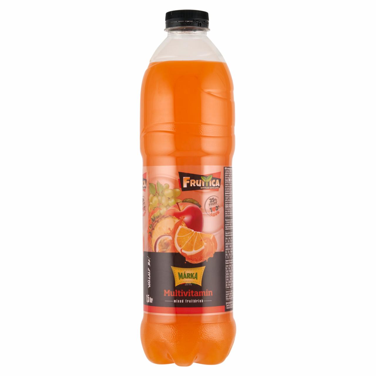 Képek - Márka Fruitica multivitamin szénsavmentes vegyes gyümölcsital 1,5 l