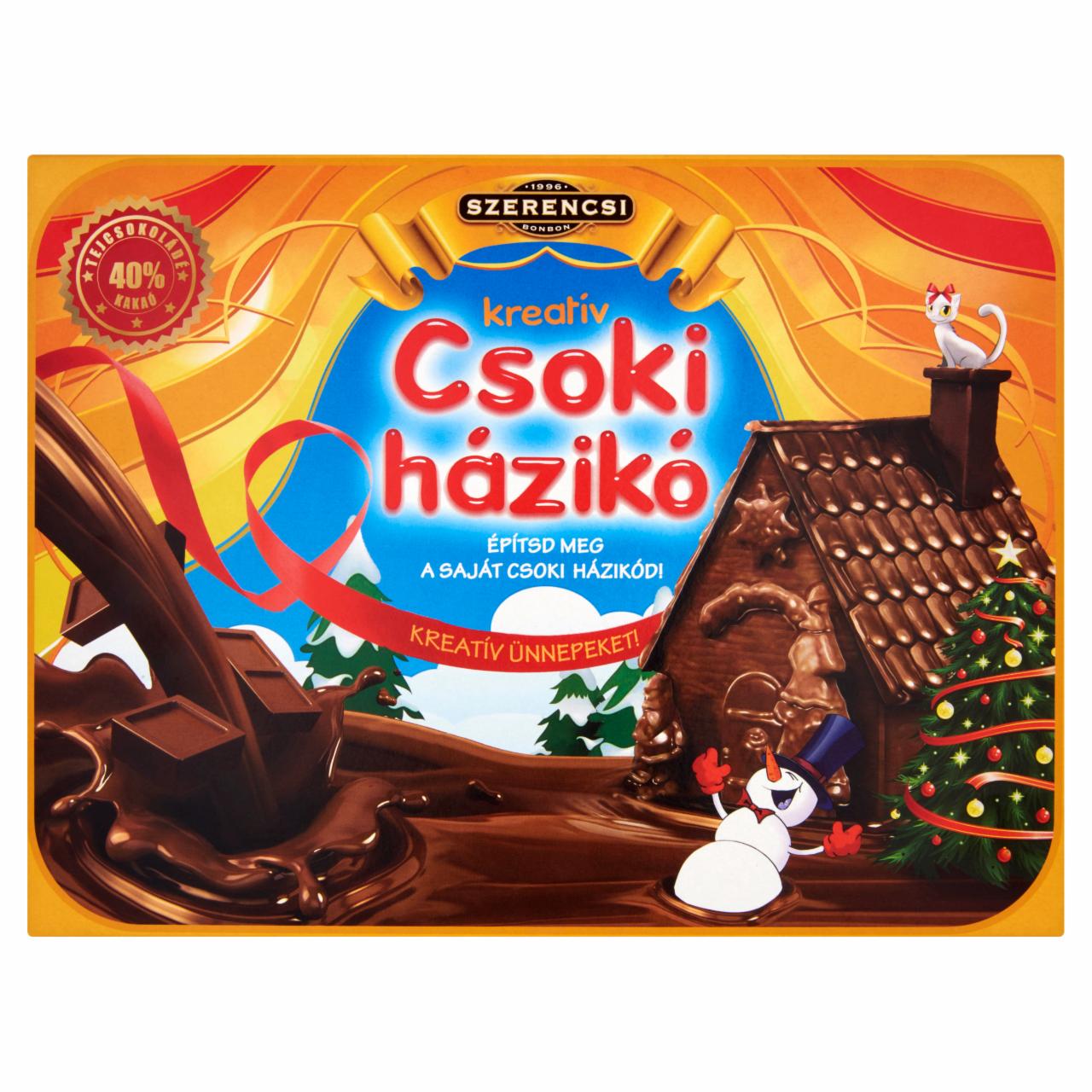 Képek - Szerencsi kreatív csoki házikó 350 g