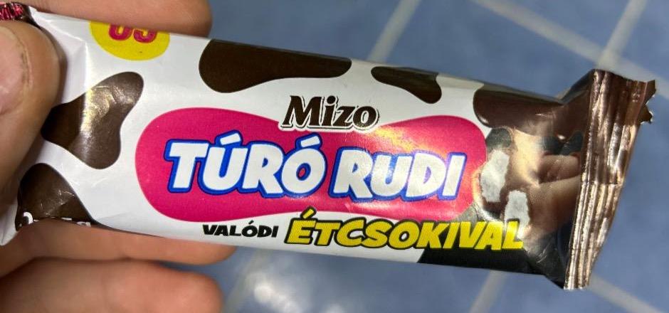 Képek - Mizo Túró Rudi natúr túródesszert étcsokoládé bevonattal 2 x 15 g (30 g)