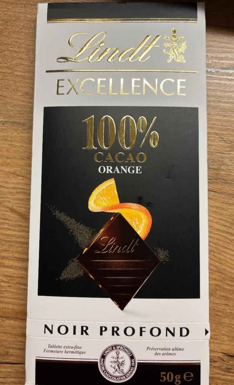 Képek - Excellence 100% cacao Orange Lindt
