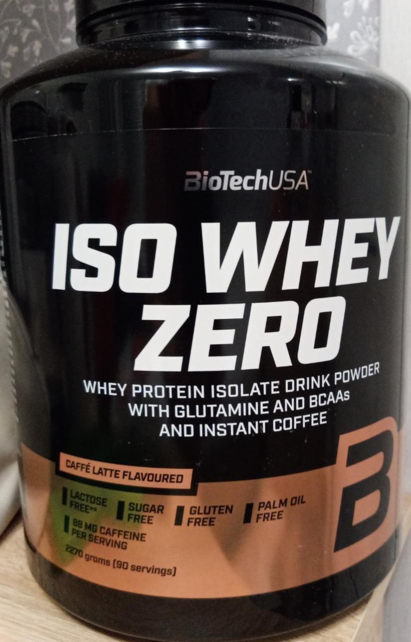 Képek - Iso Whey Zero Caffé latte flavoured BioTechUSA