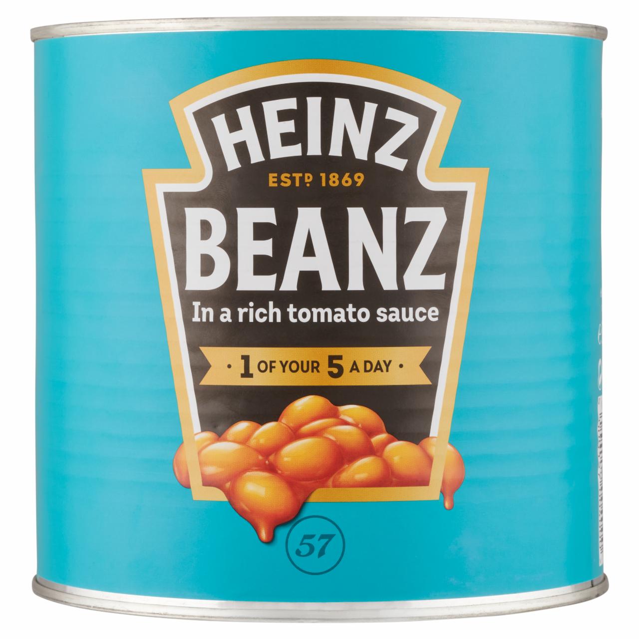 Képek - Heinz Beanz sült bab paradicsommártásban 2620 g