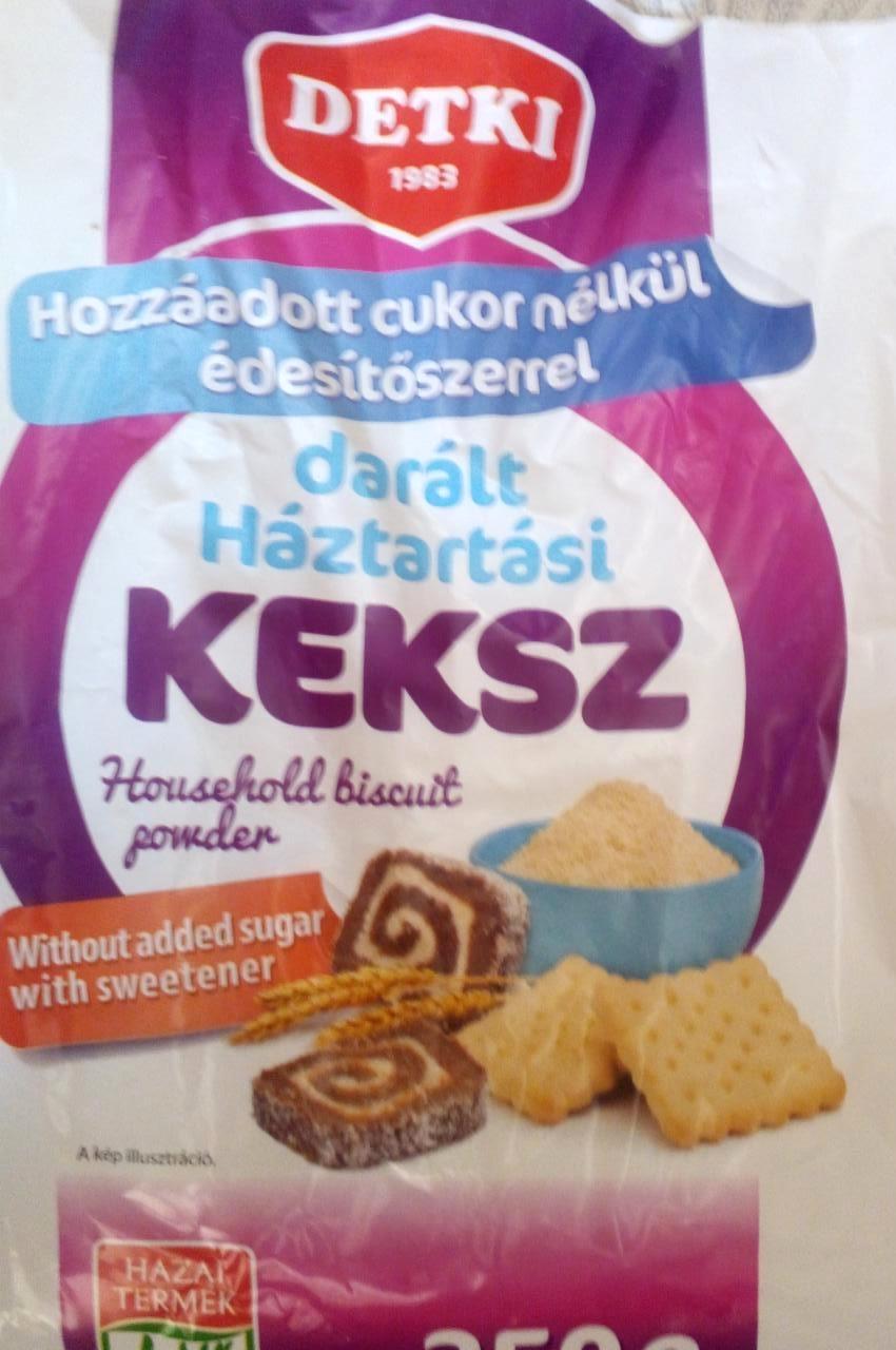 Képek - Darált háztartási keksz cukor hozzáadása nélkül, édesítőszerrel Detki