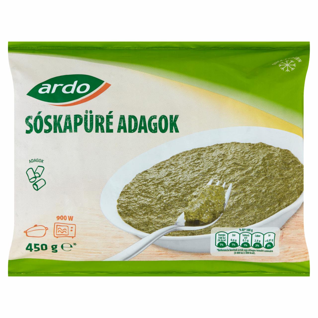 Képek - Ardo gyorsfagyasztott sóskapüré adagok 450 g