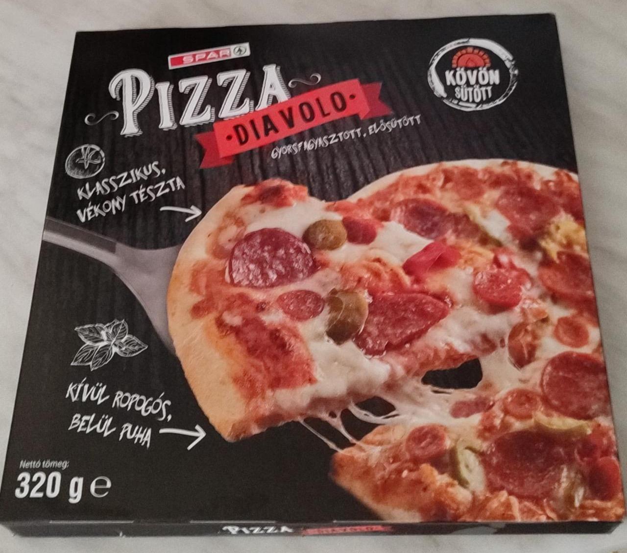Képek - Gyorsfagyasztott elősütött pizza Diavolo Spar