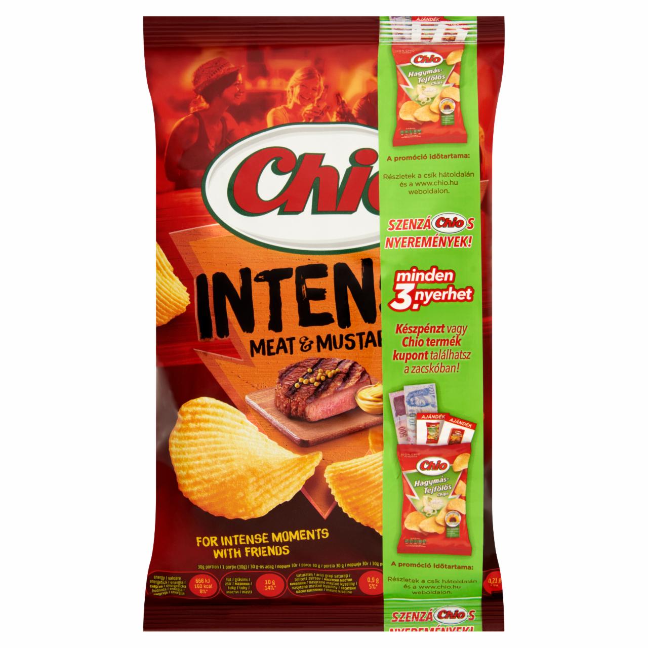 Képek - Chio Intense marhahús és mustár ízű burgonyachips 70 g