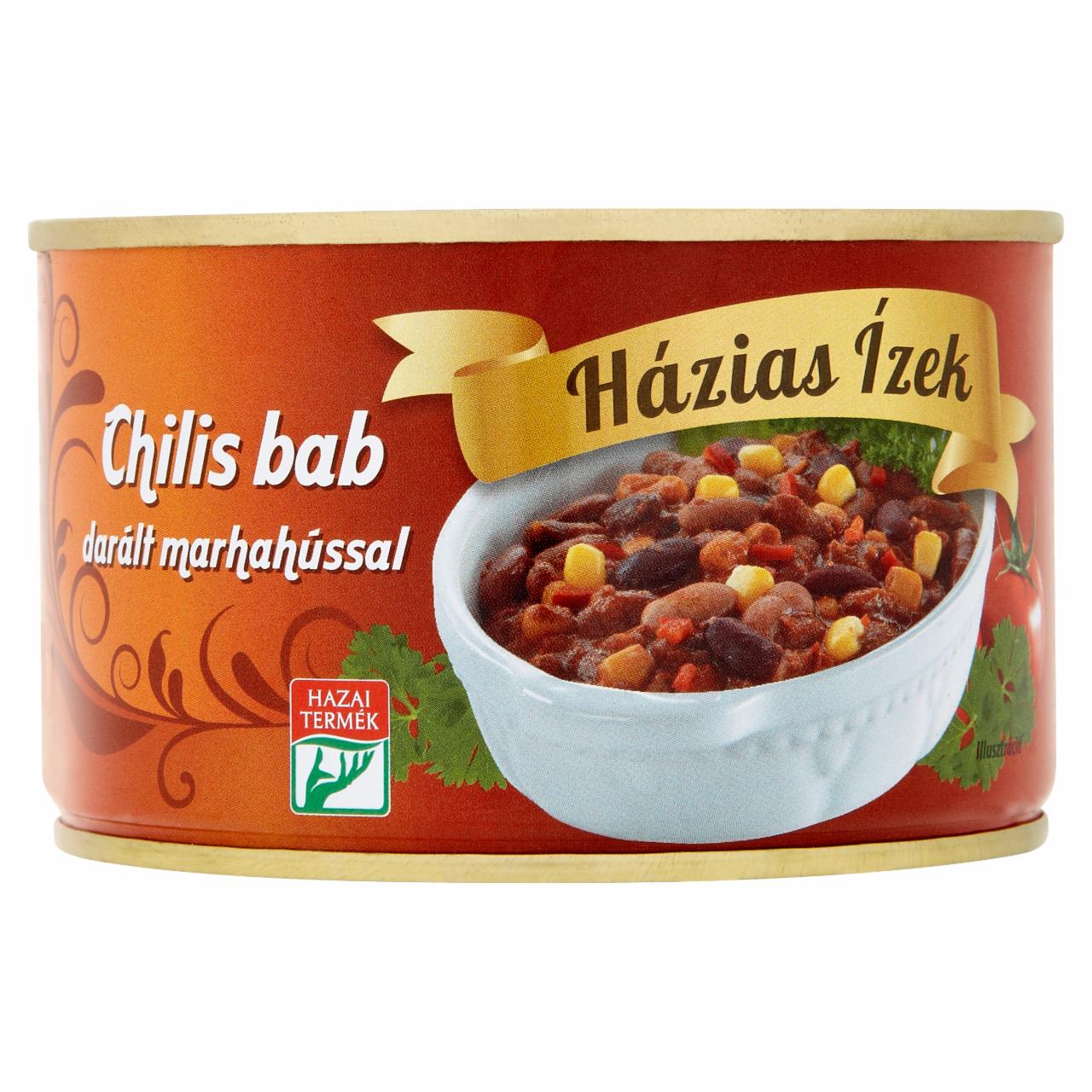 Képek - Házias Ízek chilis bab darált marhahússal 400 g