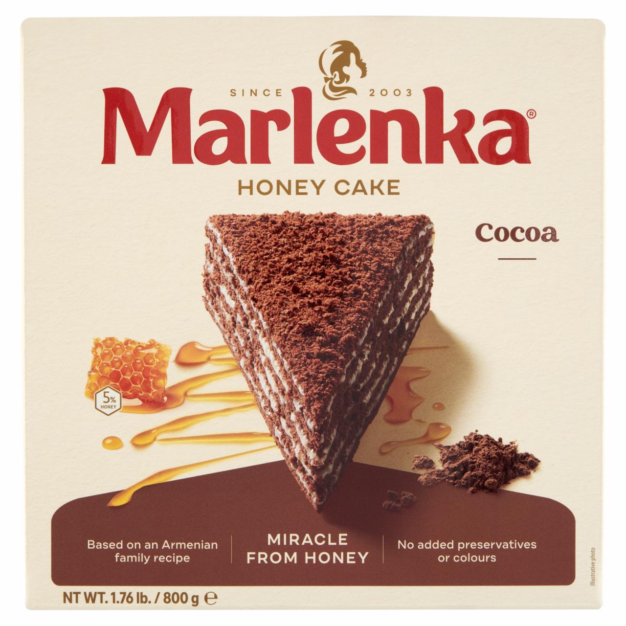 Képek - Marlenka kakaós mézes torta 800 g