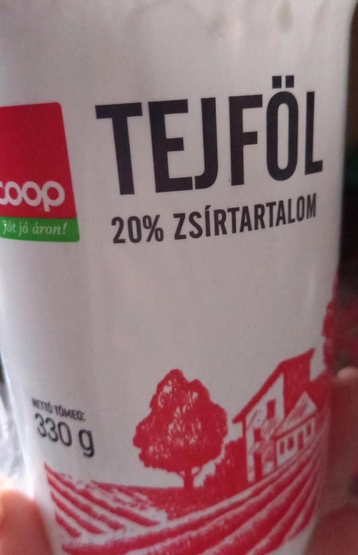 Képek - Tejföl 20% Coop