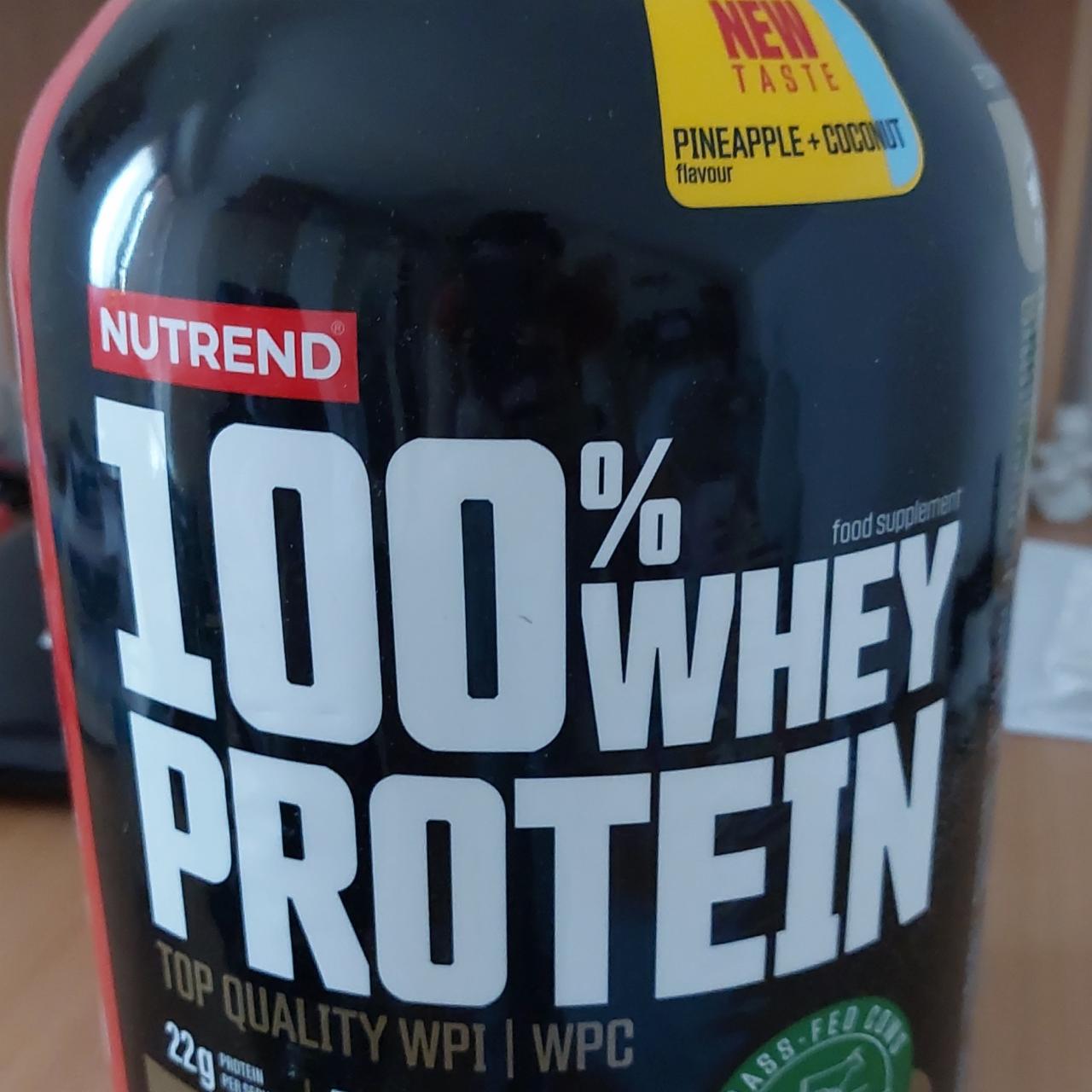 Képek - 100% Whey protein pineapple coconut NUTREND