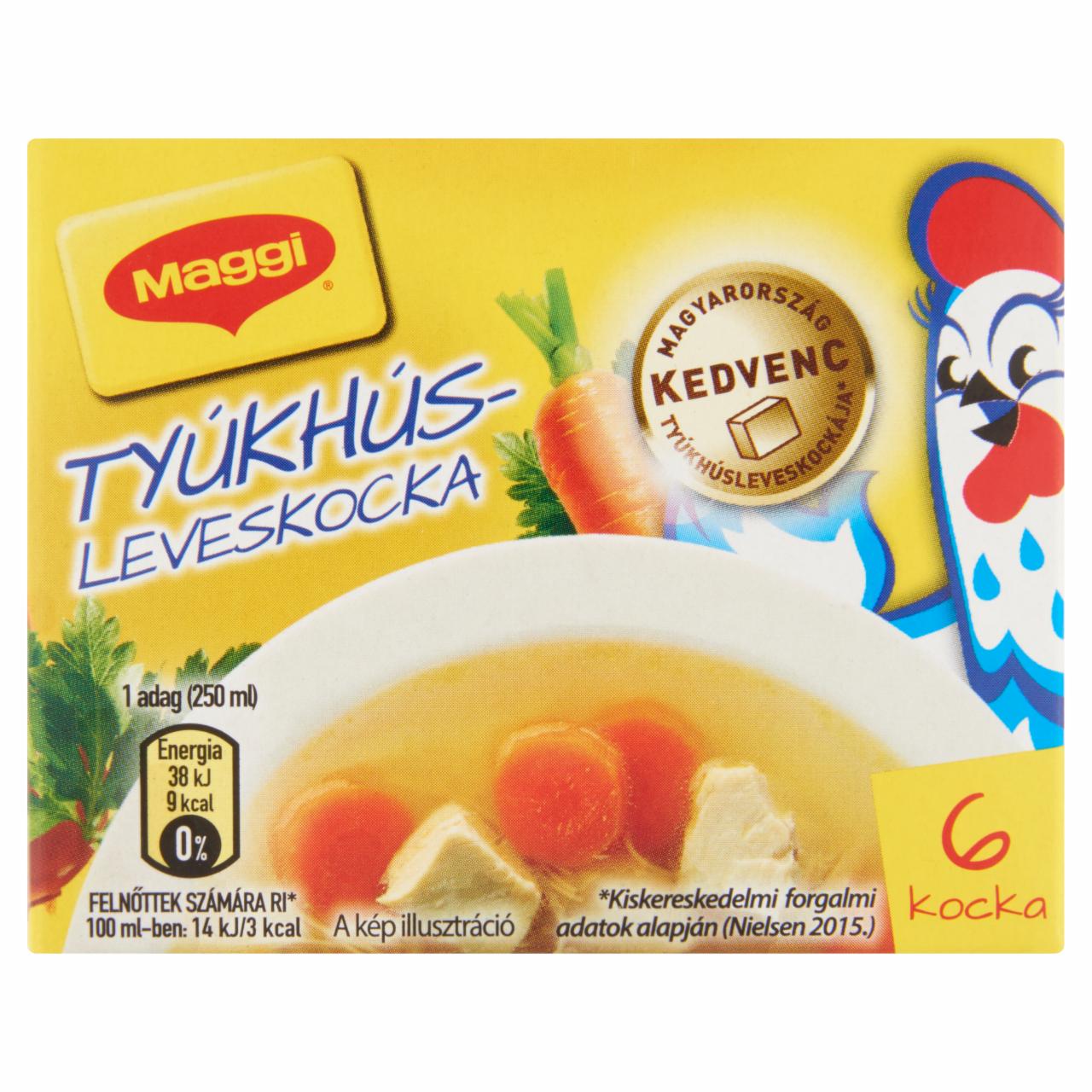 Képek - Maggi Tyúkhúsleveskocka 66 g