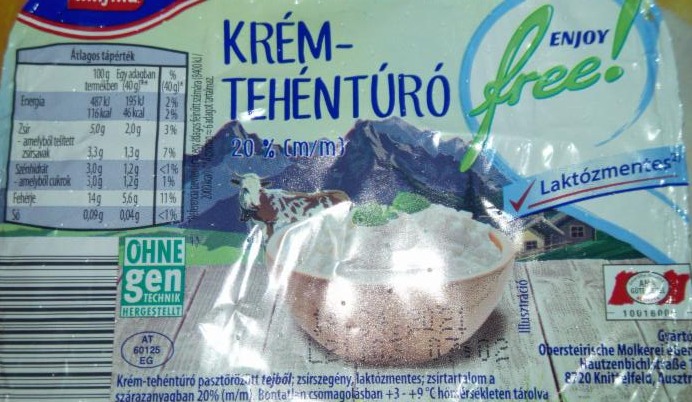Képek - Krém-Tehéntúró (laktózmentes) Milfina