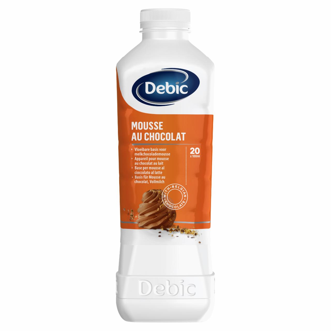 Képek - Debic Mousse au Chocolat UHT folyékony csokoládé mousse desszert alap 1 l