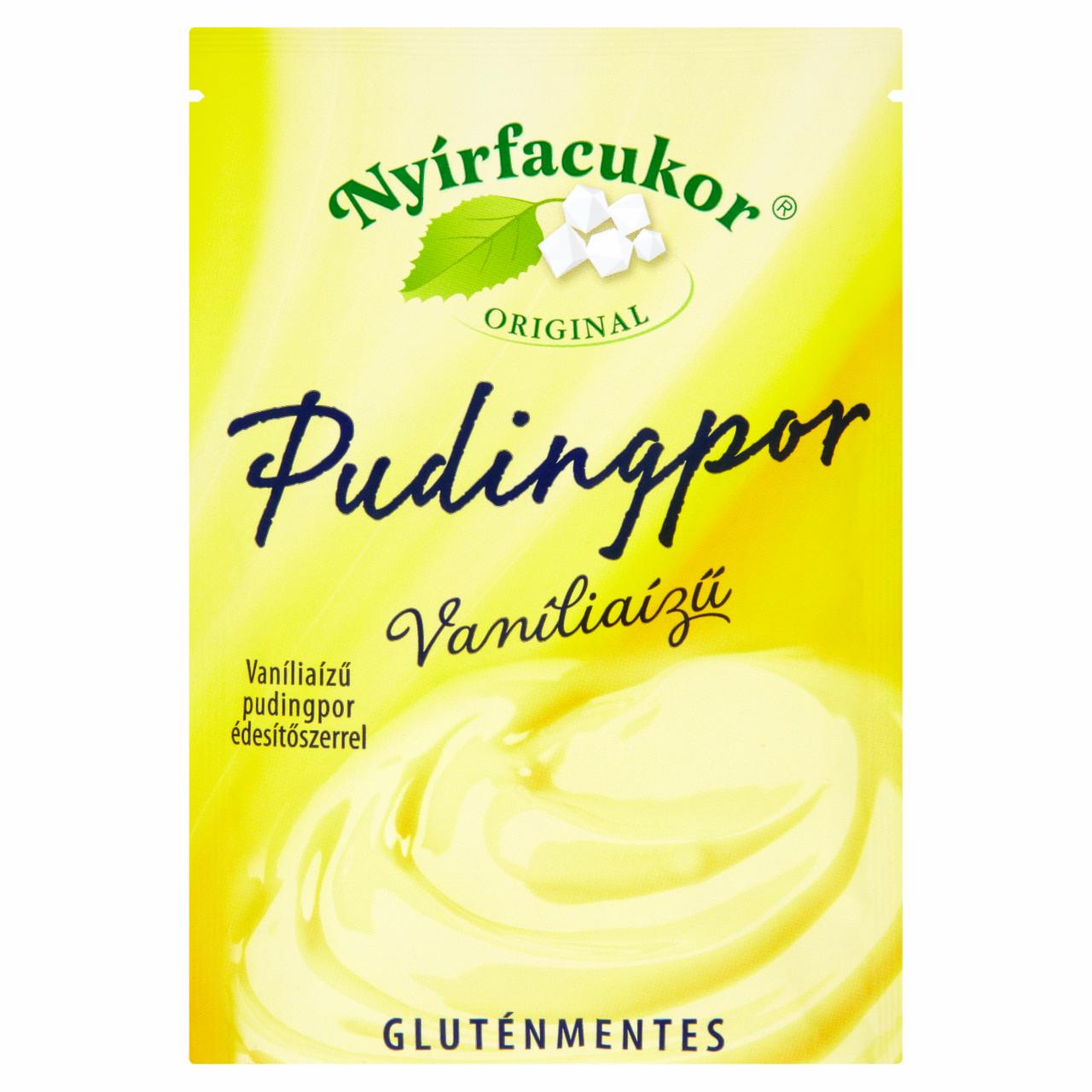 Képek - Nyírfacukor Original gluténmentes vaníliaízű pudingpor édesítőszerrel 80 g