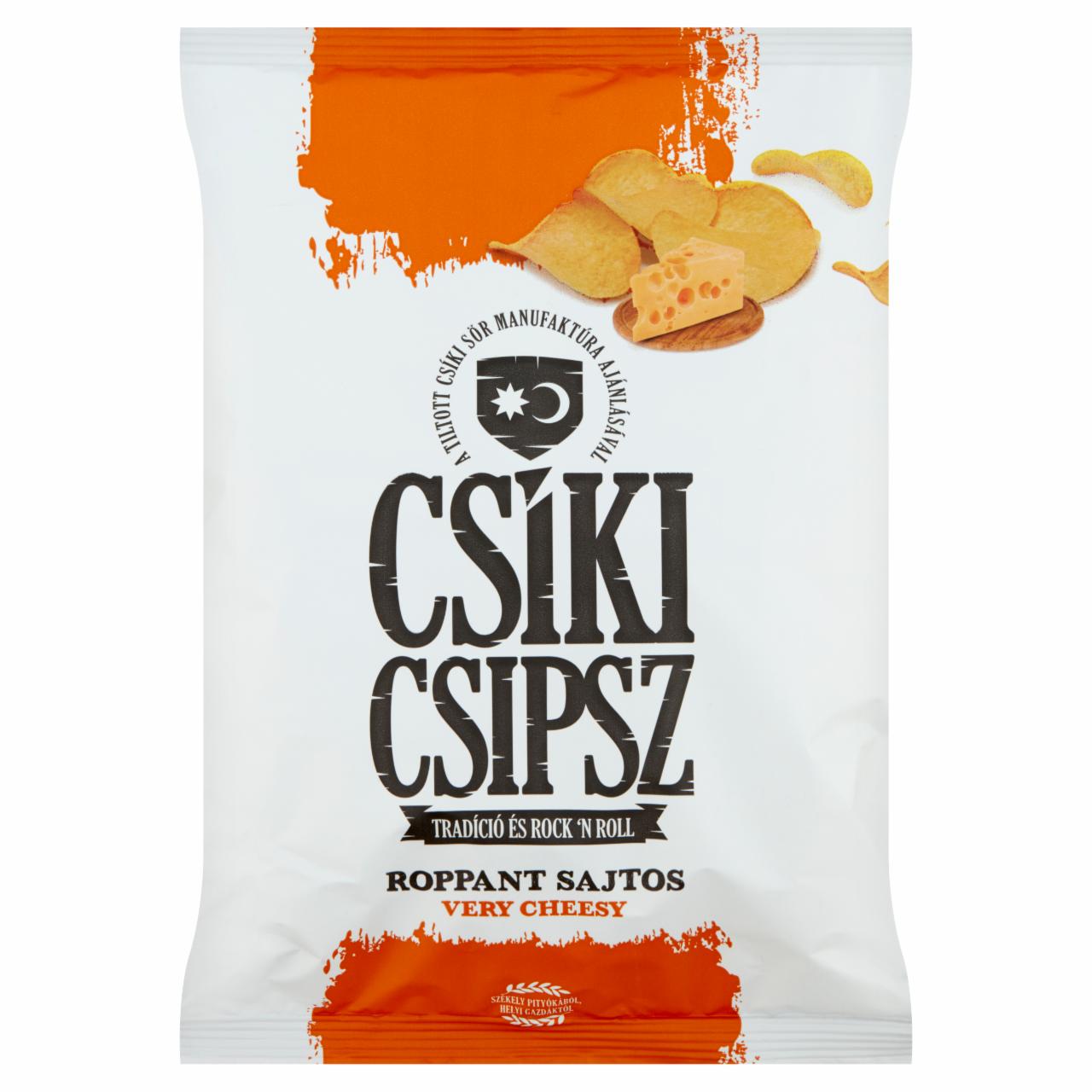 Képek - Csíki Csipsz Roppant sajtos ízesítésű burgonyacsipsz 70 g