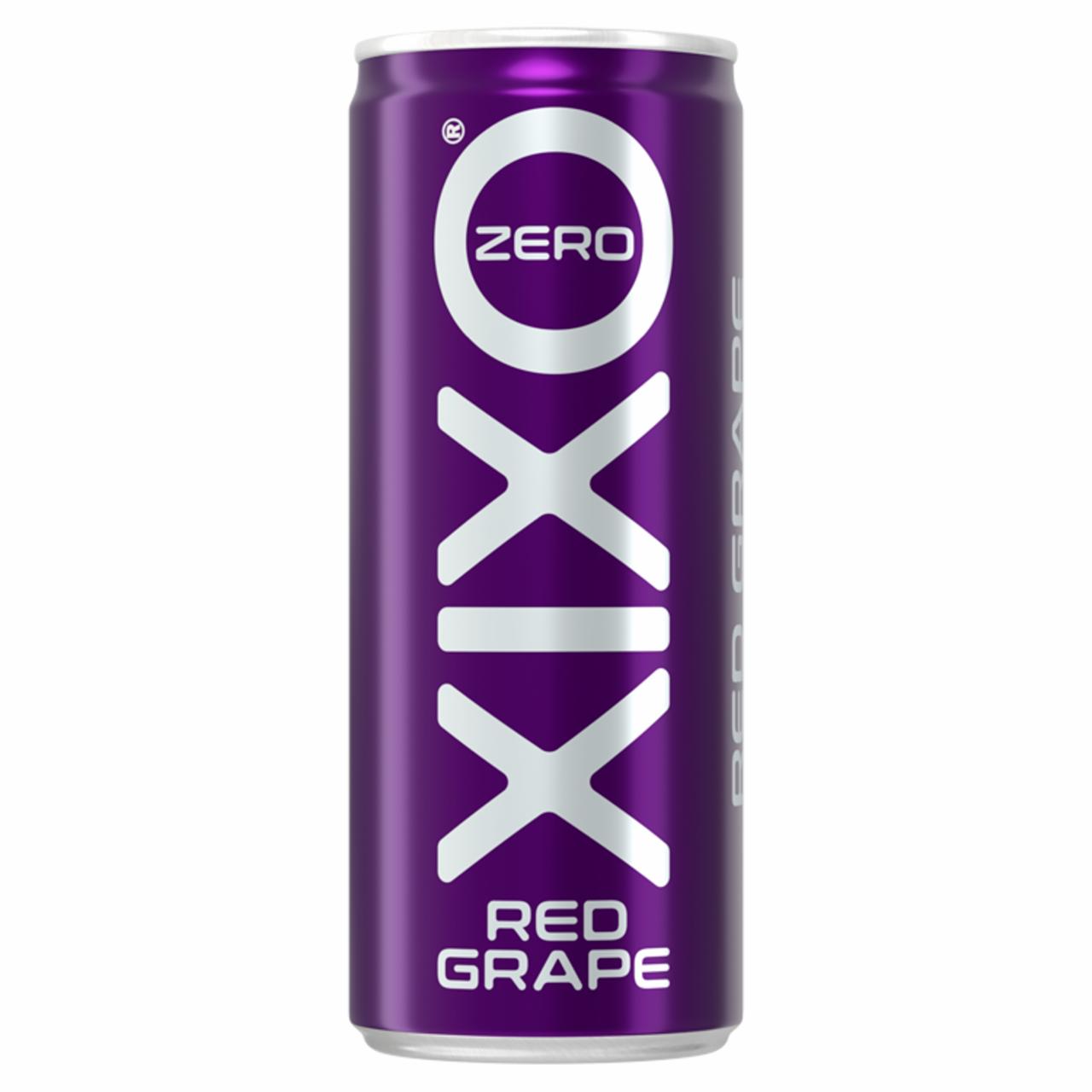 Képek - XIXO Red Grape Zero piros szőlő ízű energia-, cukormentes szénsavas üdítőital édesítőszerrel 250 ml