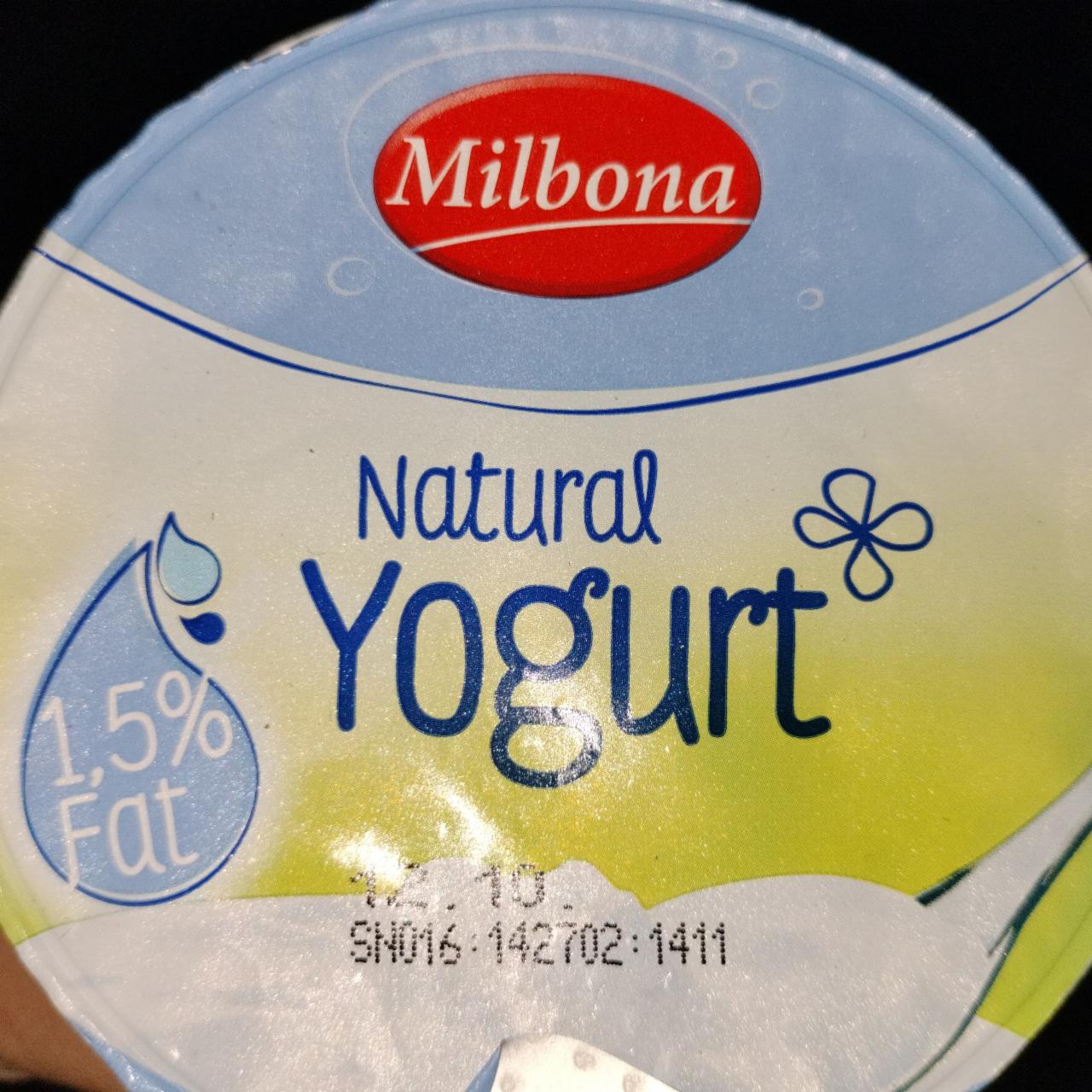 Képek - Natural yogurt 1,5% Milbona