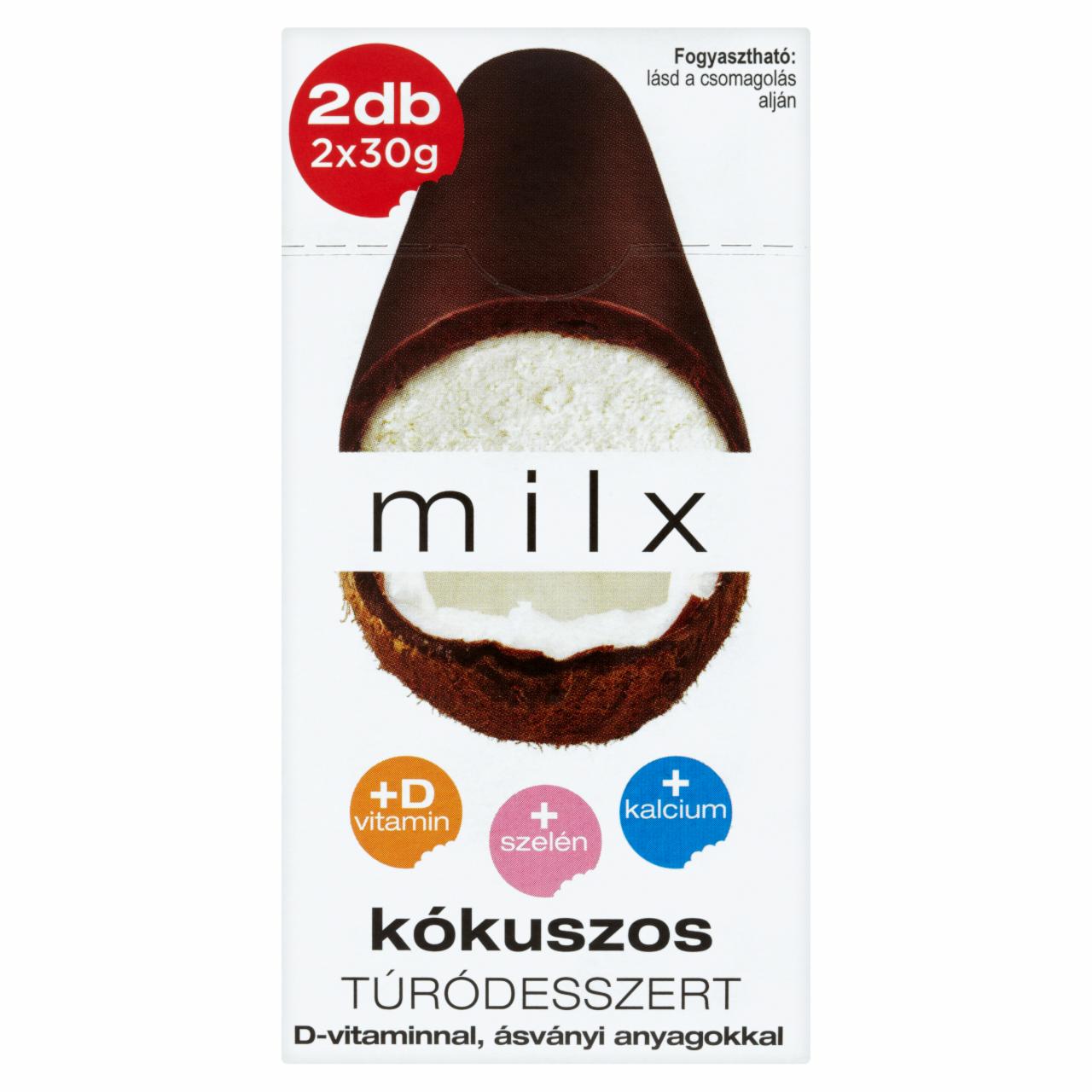 Képek - Milx kókuszos túródesszert 2 x 30 g