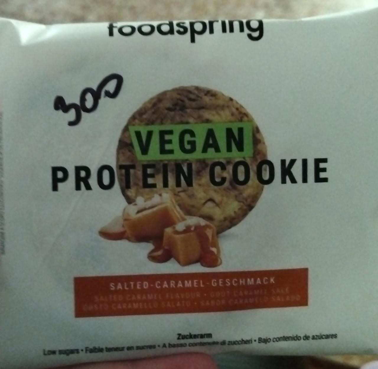 Képek - Vegan protein cookie Salted caramel Foodspring