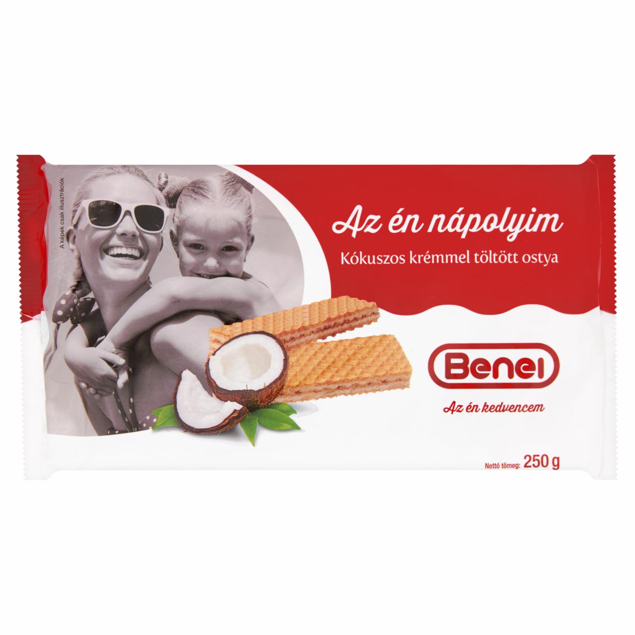 Képek - Benei kókuszos krémmel töltött ostya 250 g