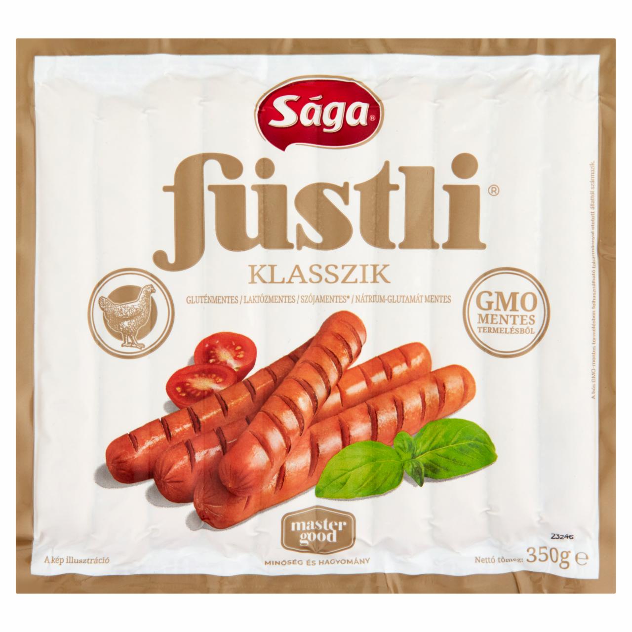 Képek - Master Good Füstli Klasszik füst ízesítésű virsli csirkehúsból 2 x 140 g (280 g)